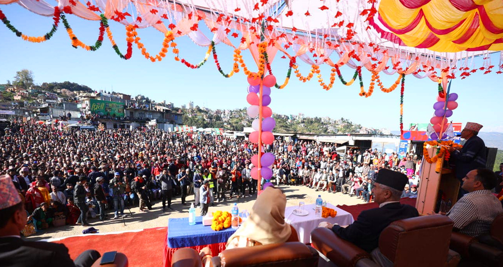 प्रधानमन्त्री देउवा गृहजिल्लामा व्यस्त, आज दुई चुनावी सभालाई सम्बोधन गर्ने