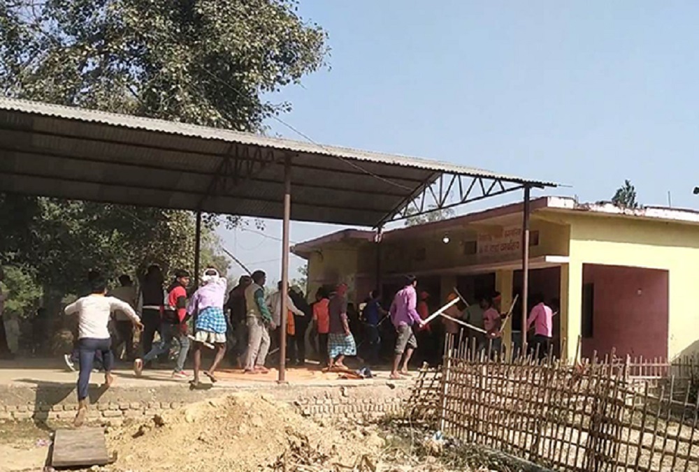 मल वितरणबारे विवाद हुँदा बाराको सिम्रौनगढमा झडप