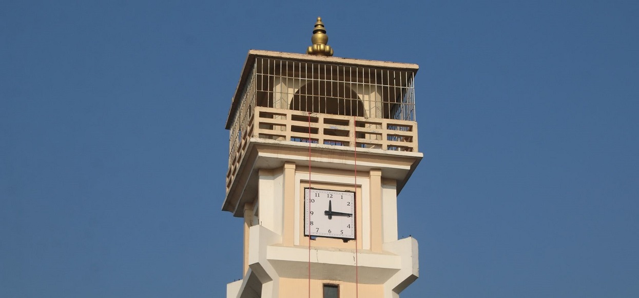 १२ वर्षपछि समय जनाउँदै घण्टाघरको घडी