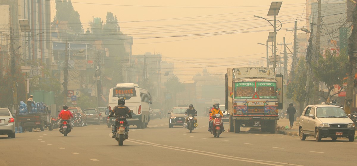 नेपालमै सबैभन्दा बढी वायु प्रदूषण पोखरामा