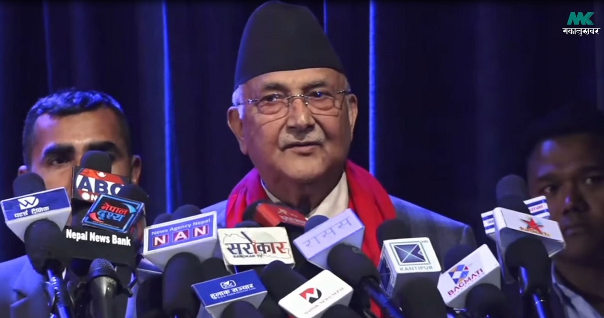 प्रचण्डप्रति ओलीको कटाक्ष : बिरालो ठूलो कचौरामा दूध-भात पाए छिमेकीकोमा जान्छ (भिडिओ)