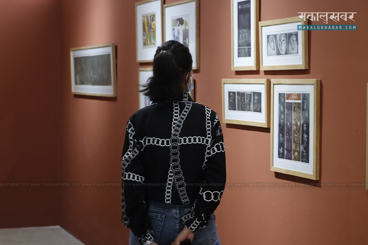 ‘आर्ट काउन्सिल’मा रागिनीको चित्रकला प्रदर्शनी (तस्बिरहरू)