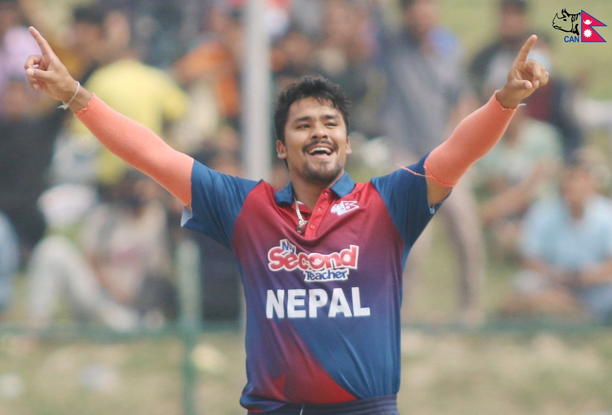 पाकिस्तानविरुद्ध नेपाललाई पहिलो सफलता, करण केसीले लिए विकेट