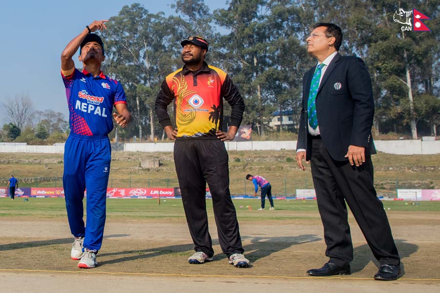 क्रिकेट लिग-२ : नेपालले आज पीएनजीको सामना गर्ने