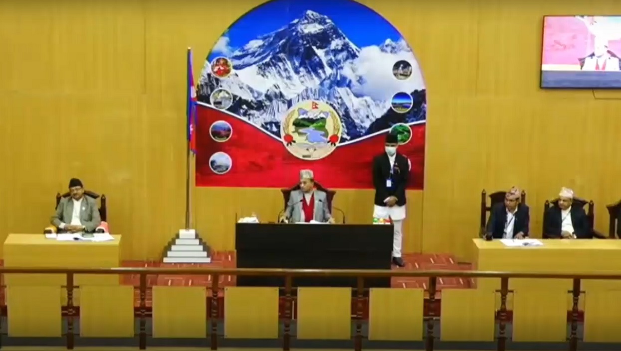 ‘कोशी’ नाममा एकीकृत समाजवादीको सशोधन प्रस्ताव, बैठक शुरू