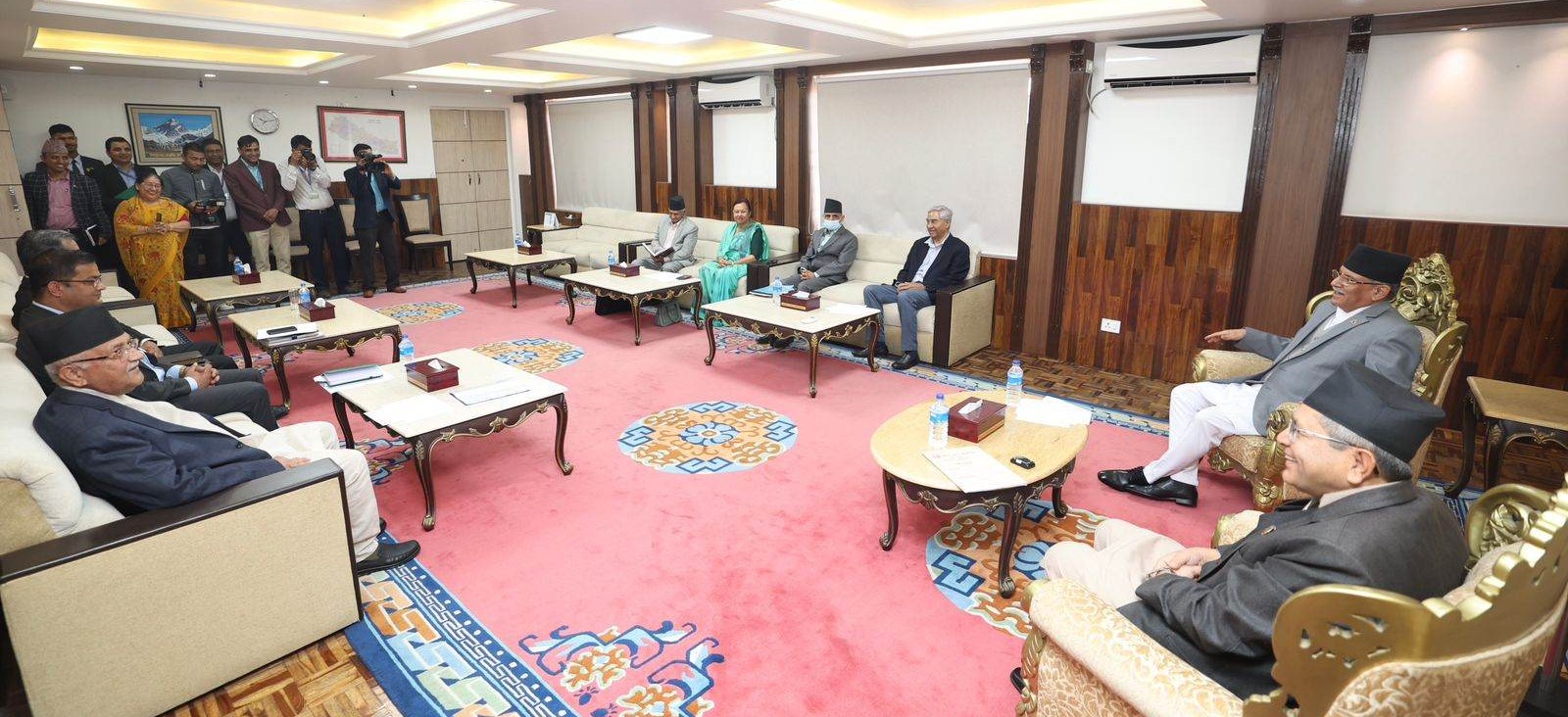 शीर्ष नेताहरूले गरे टीआरसीलगायत विधेयक न्यायपूर्ण र सर्वस्वीकार्य बनाउने सहमति