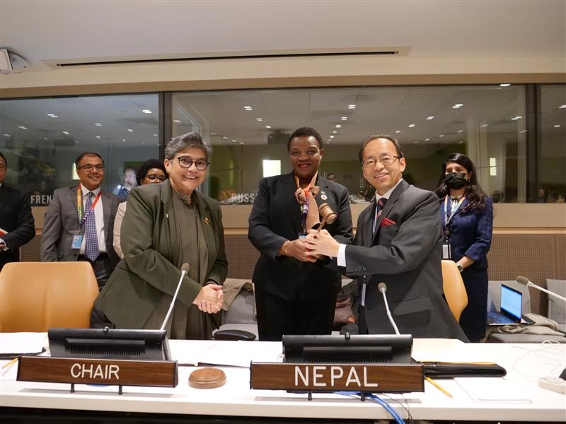 नेपालद्वारा एलडिसीज समन्वय ब्यूरोको अध्यक्षता ग्रहण
