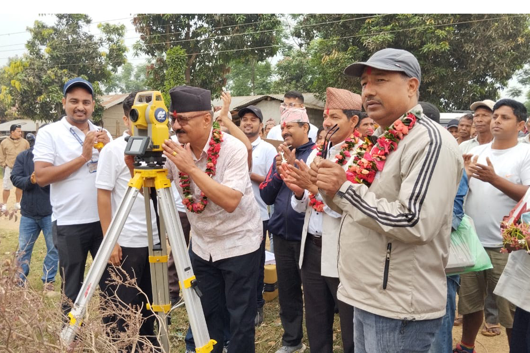 जग्गा नापीको कामले गति लिँदै