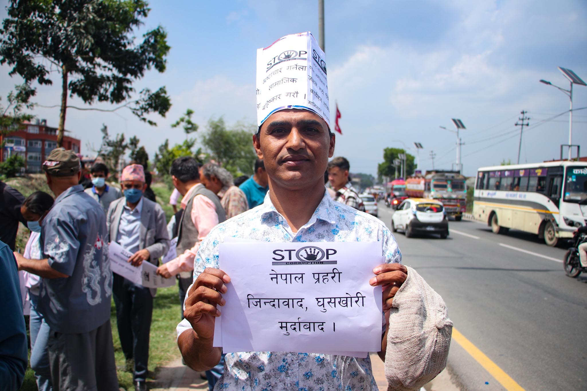 भ्रष्टाचारविरूद्ध प्रदर्शन (तस्बिरहरु)