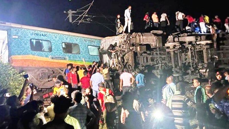 उडिशा रेल दुर्घटना : २ सय ६१ जनाको मृत्यु, नौ सयभन्दा बढी घाइते