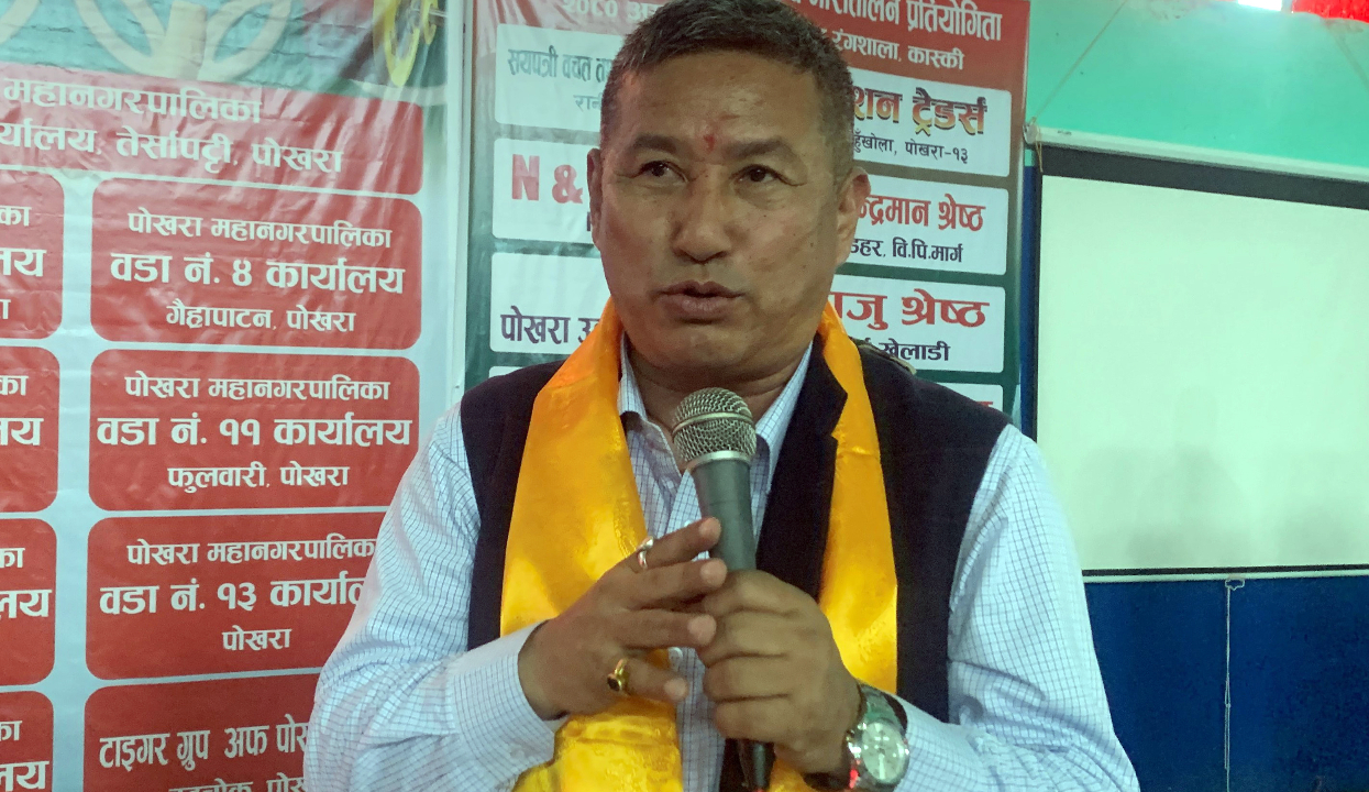 खेलाडीको भविष्य सुनिश्चित गछौँ : मन्त्री लिम्बू