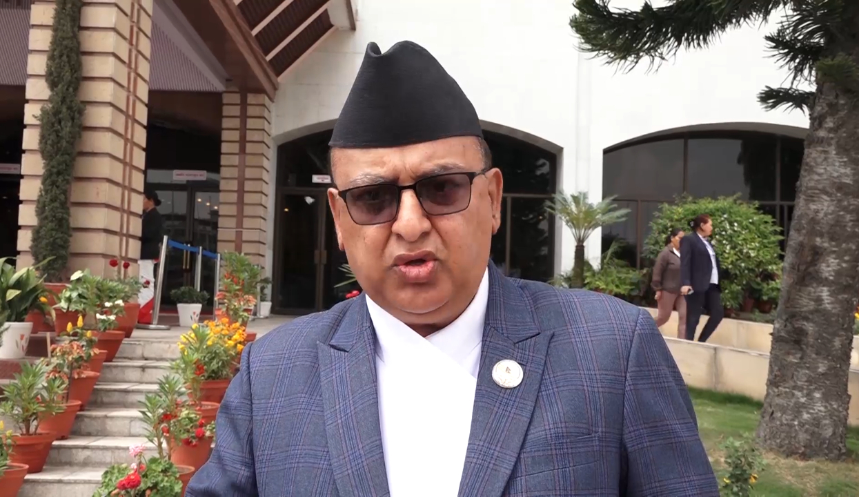 काँग्रेस सांसद भण्डारी भन्छन्– बालेनले ग्रेटर नेपालको नक्शा राख्नुको कुनै तुक छैन