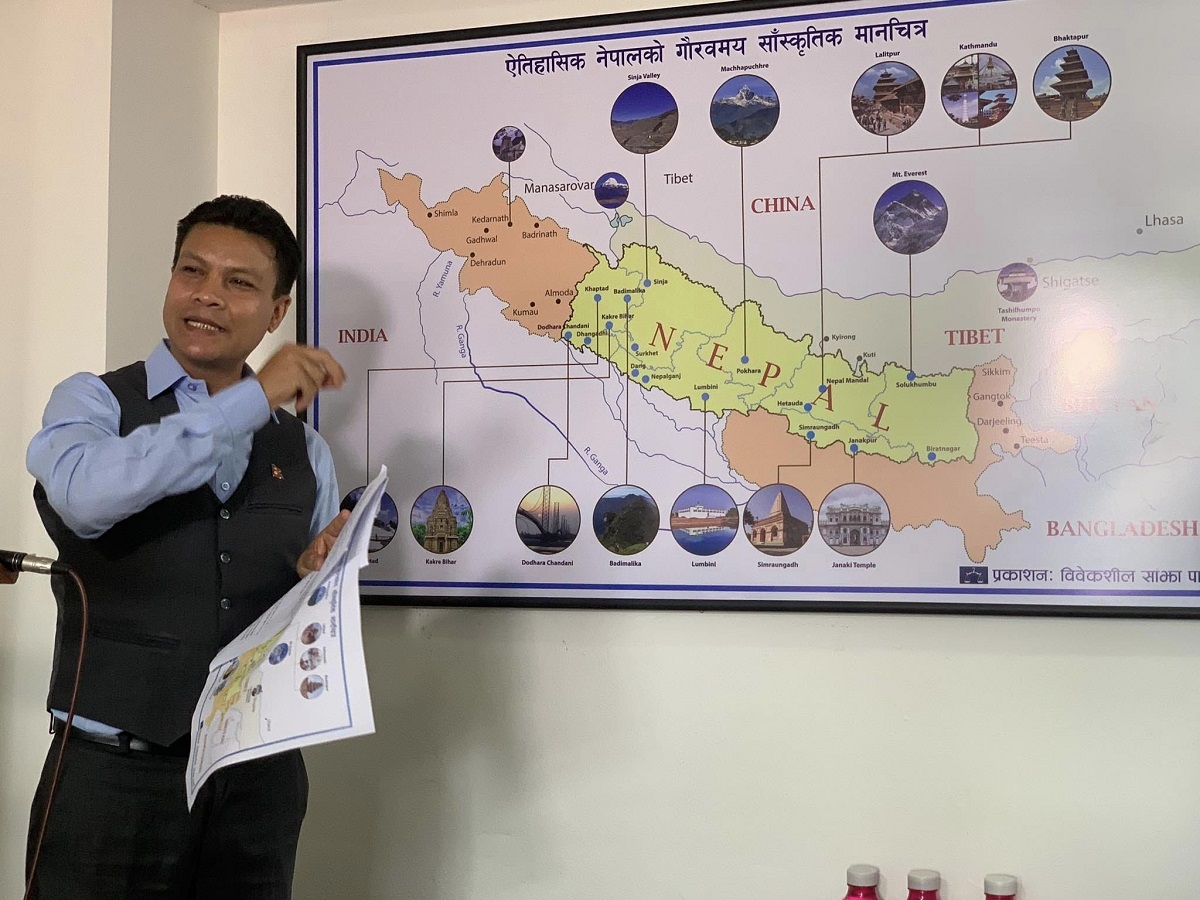 विवेकशील साझाले सार्वजनिक गर्यो साँस्कृतिक मानचित्र
