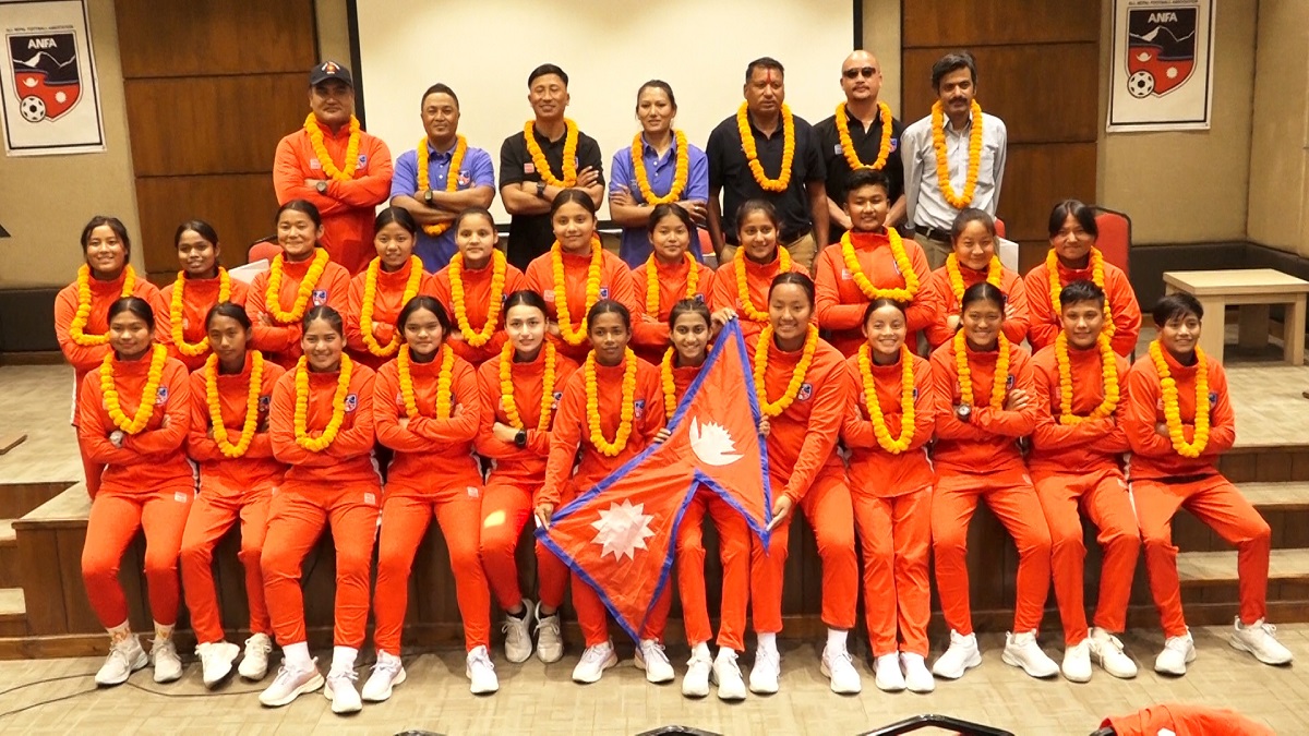 महिला एशियन कप छनोट खेल्ने यु–२० टोलीको बिदाई