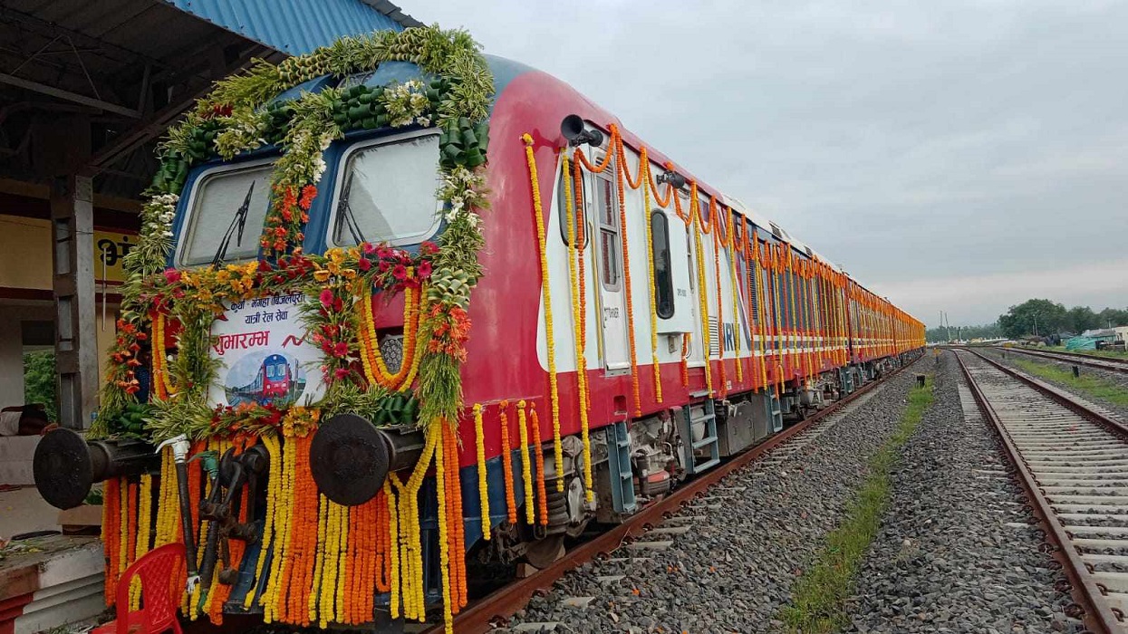जयनगर–कुर्था खण्ड महोत्तरीको बिजलपुरासम्म रेल सञ्चालनमा