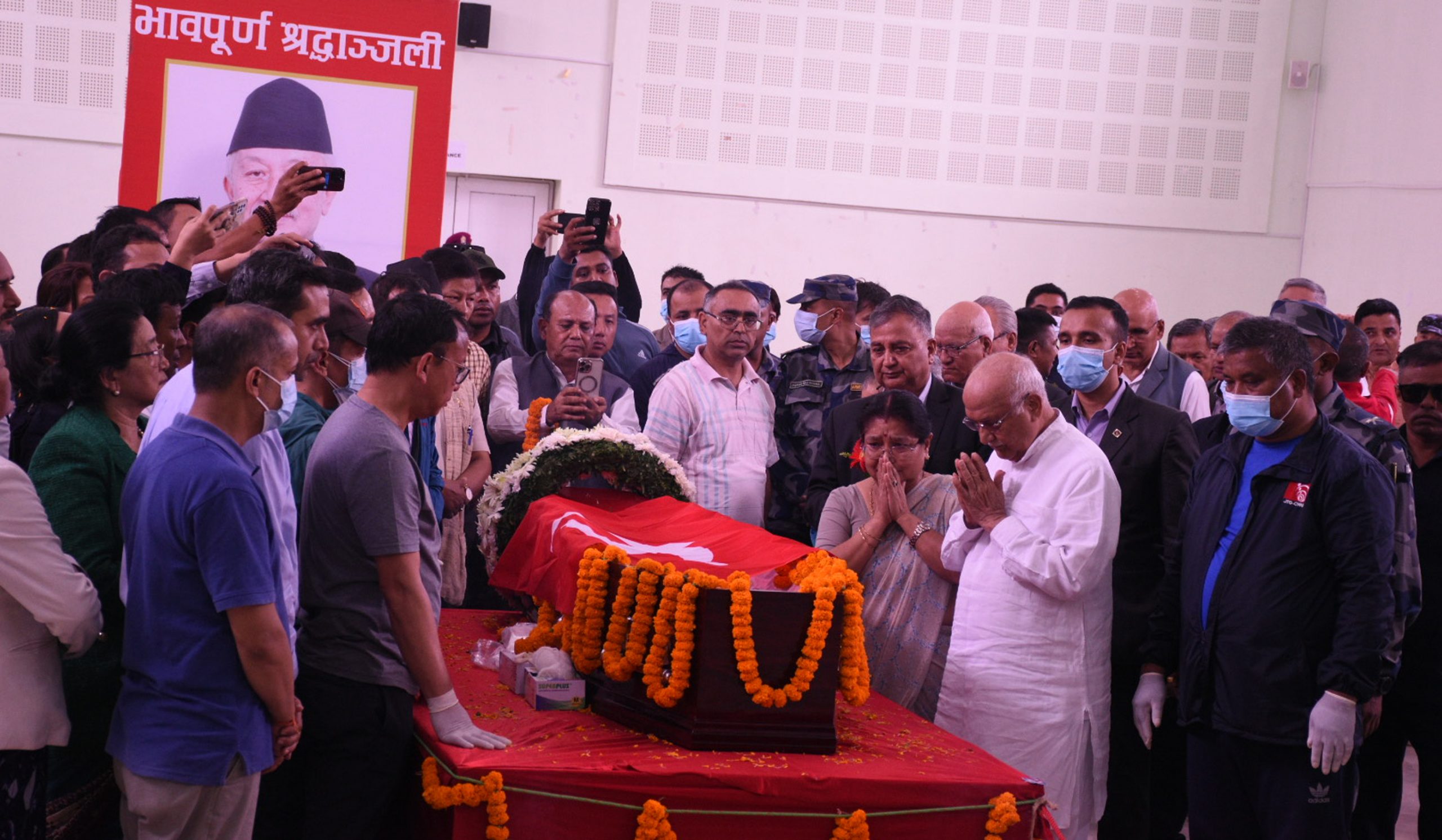 नेम्वाङलाई श्रद्धाञ्जली दिन सबै शीर्ष नेता पुगे च्यासल (तस्बिरहरू)