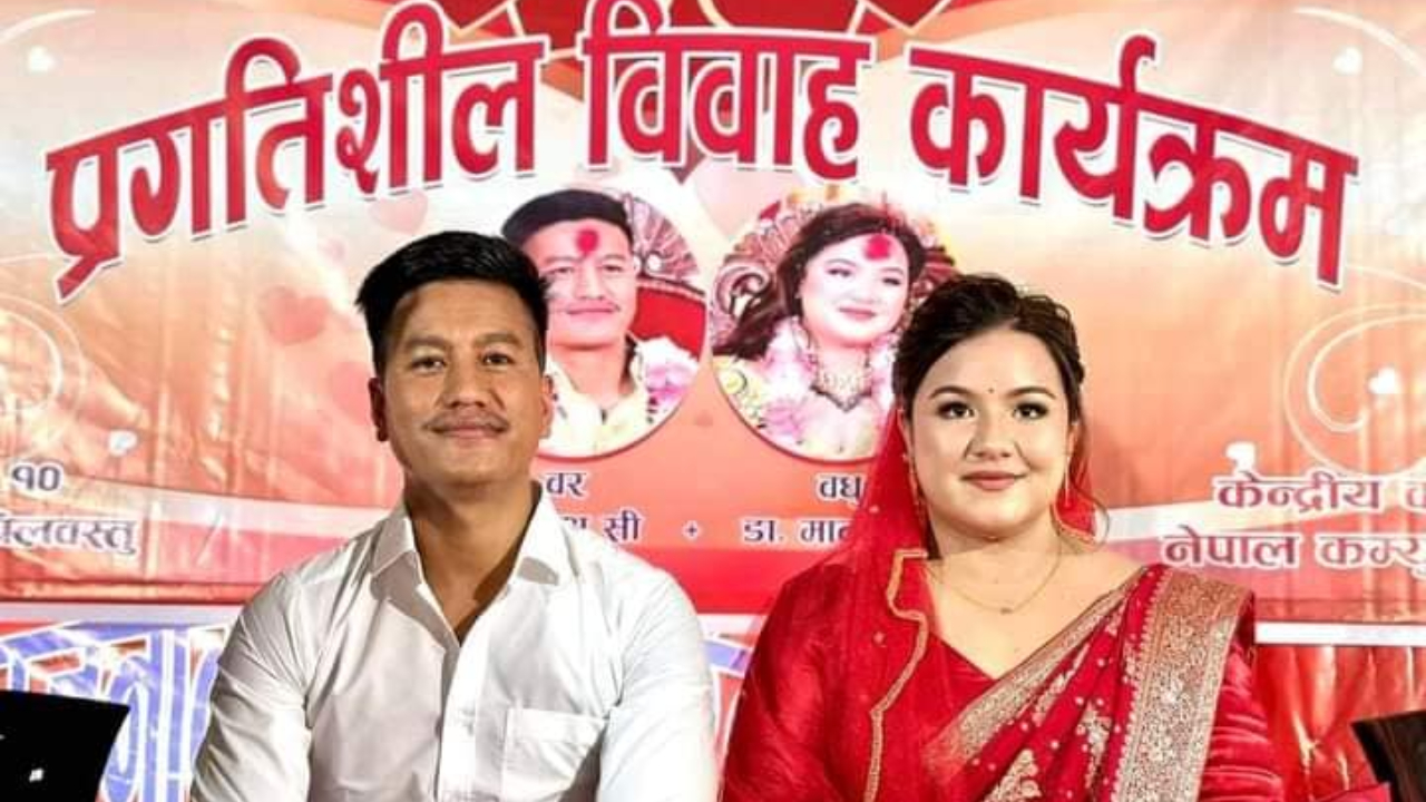 जनवादी विवाहमा बाँधिए विप्लवका छोरा प्रकाश
