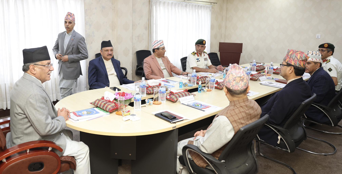 राष्ट्रिय सुरक्षा परिषद् बैठकमा सुरक्षा रणनीतिबारे छलफल