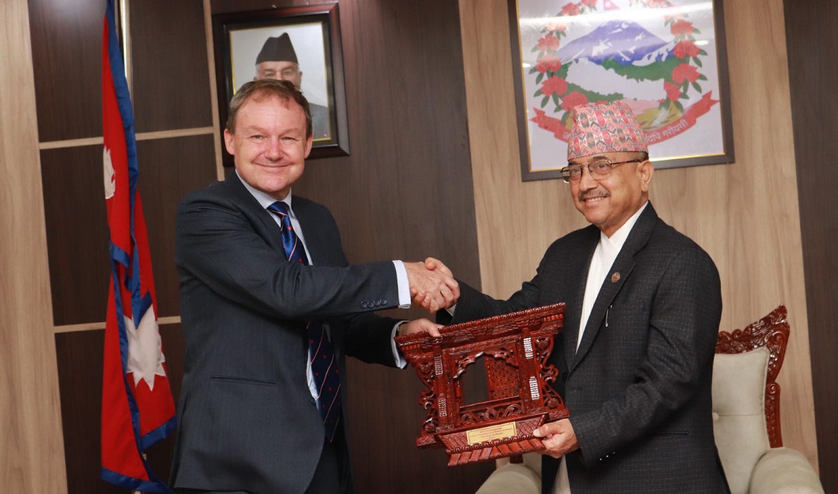 नेपालको विकासमा सघाउने बेलायती राजदूतको प्रतिबद्धता