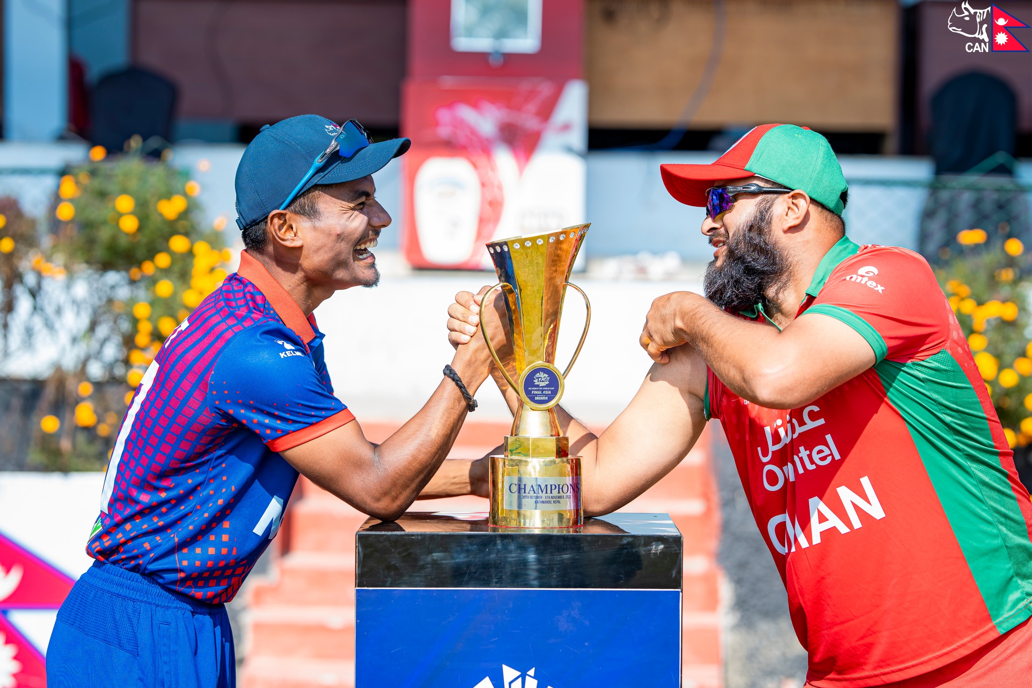 नेपाल र ओमानबीचको खेल टाई
