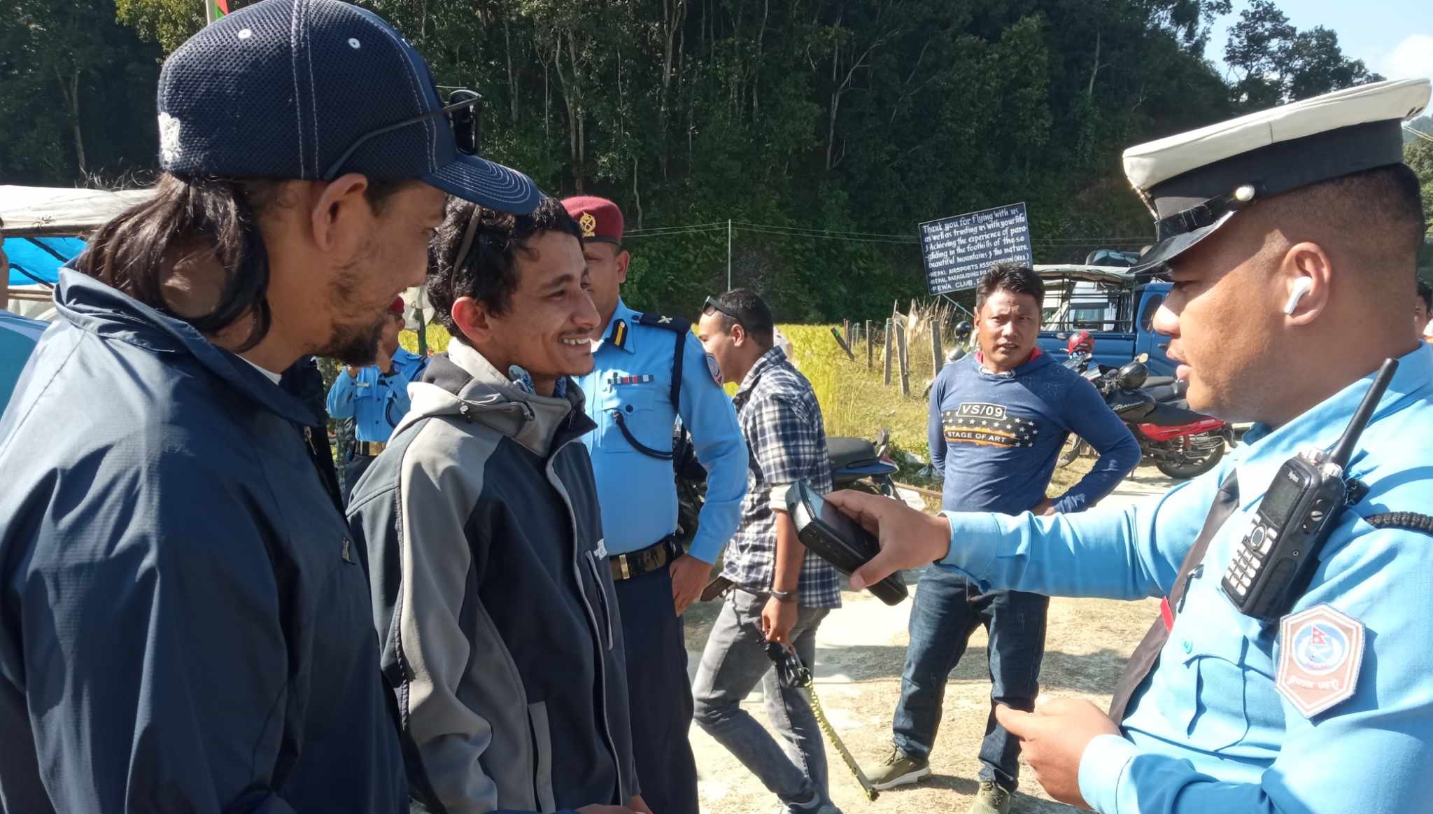 प्याराग्लाइडिङ पाइलटको मापसे जाँच