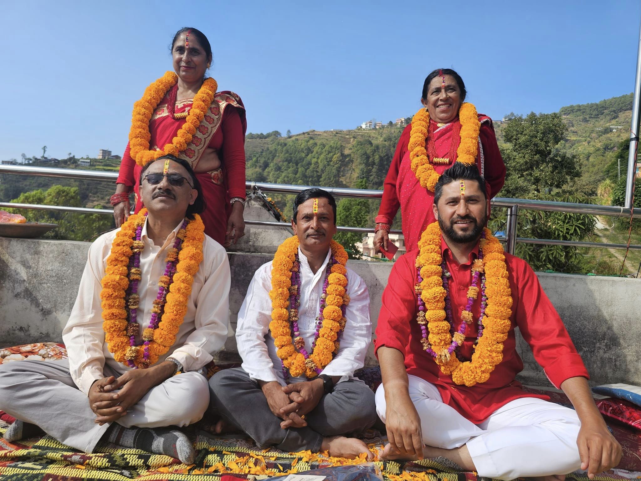 रवि लामिछानेले लगाए दिदीहरूबाट भाइटीका