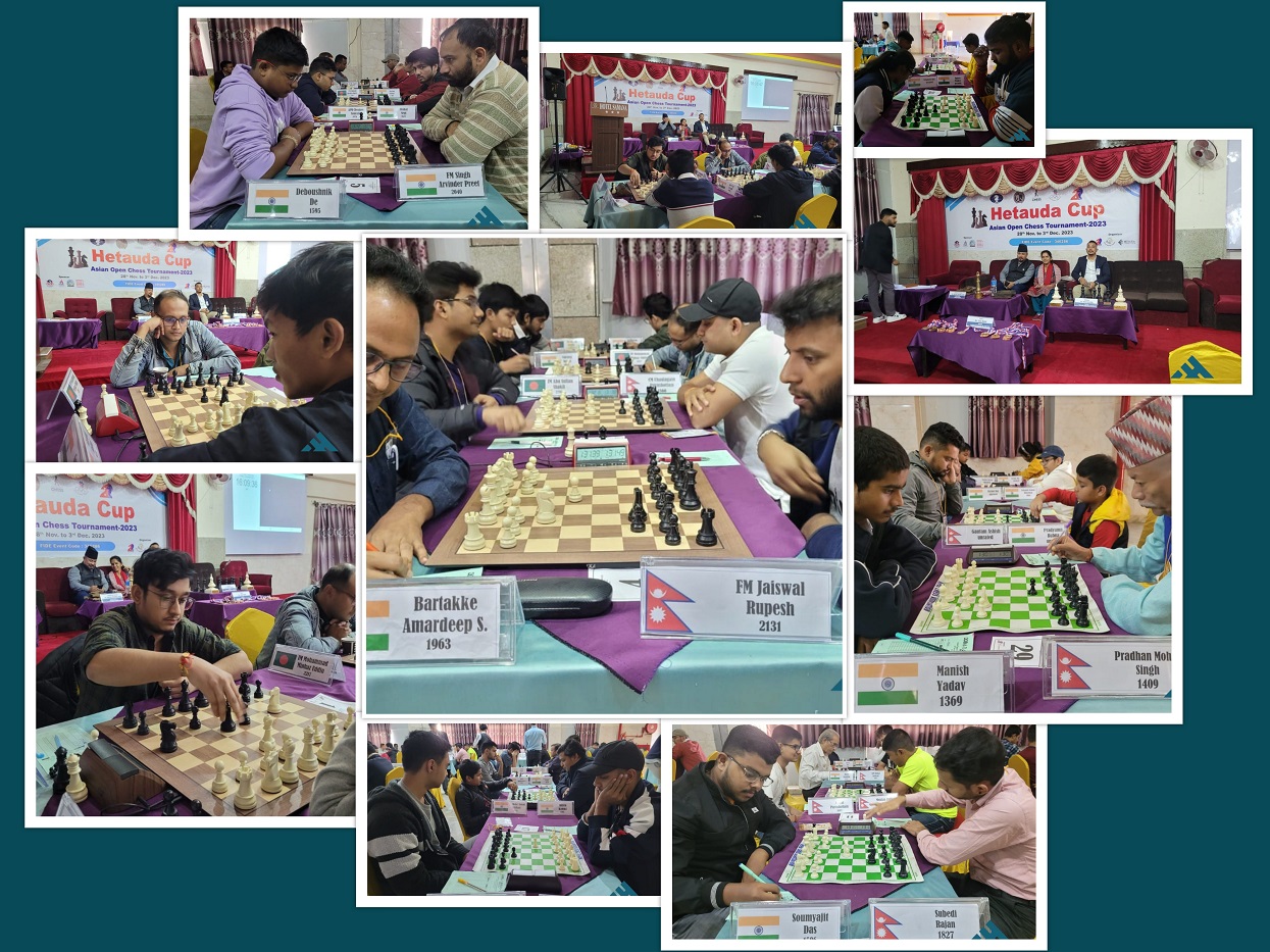 खुल्ला बुद्धिचाल प्रतियोगिता : भारत र बङ्गलादेशका खेलाडीहरू उपाधिको अग्रपंतिमा (तस्बिरहरू)