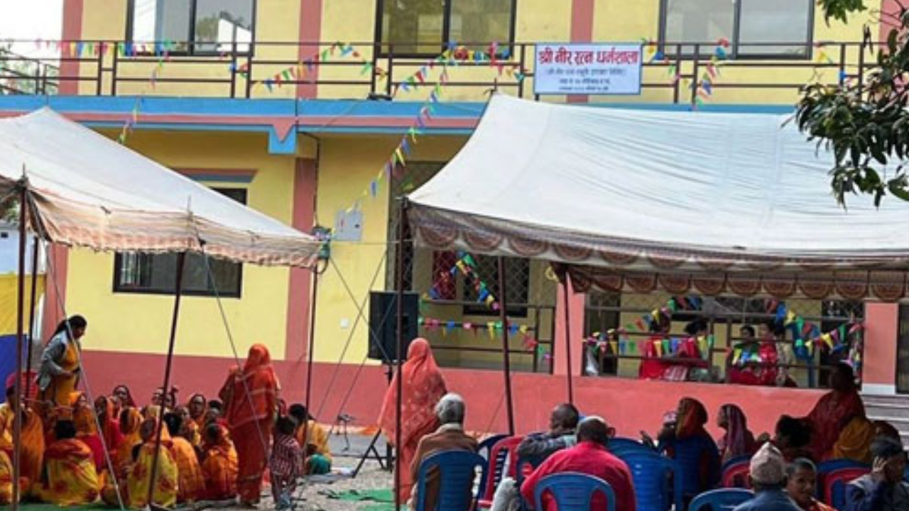 एक करोड लागतमा निर्मित धर्मशाला सञ्चालनमा