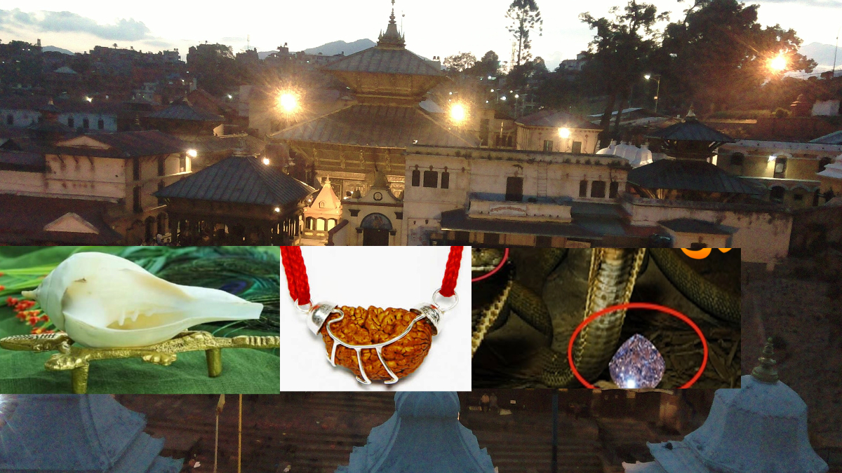पशुपतिनाथको कवच, मुकुट, नागमणि र एकमुखे रुद्राक्ष प्रदर्शन