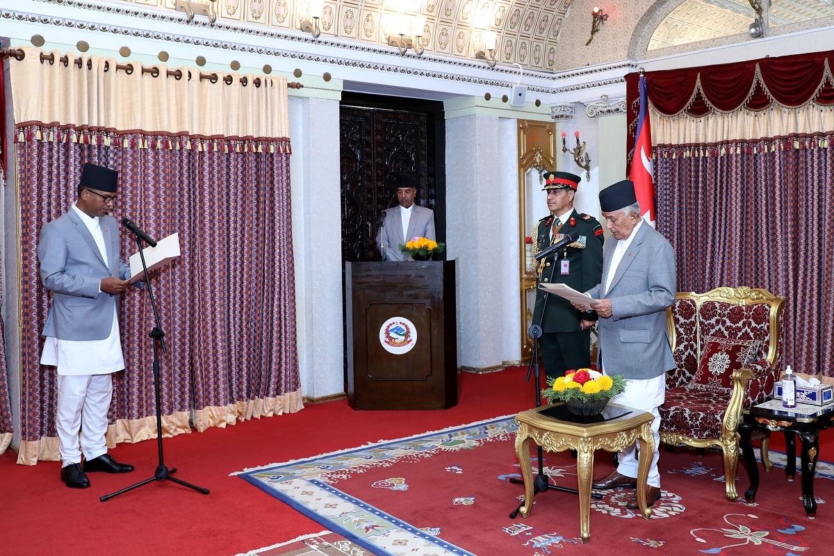 थाईल्याण्डका राजदूत वलीले लिए पद तथा गोपनीयताको शपथ