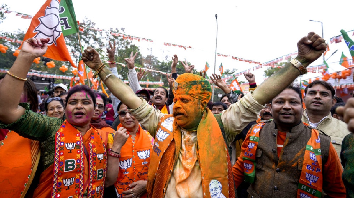 भारतका तीन राज्यको चुनावमा भाजपा विजयी