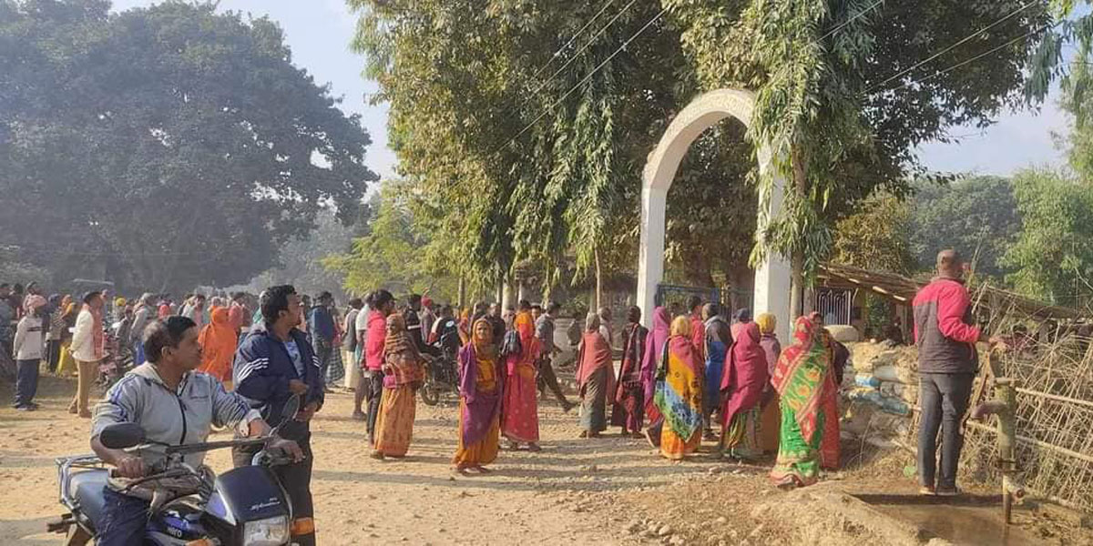 हिरासतमै थुनुवाको मृत्यु भएपछि हंसपुर तनावग्रस्त, प्रहरीले गोली चलायो