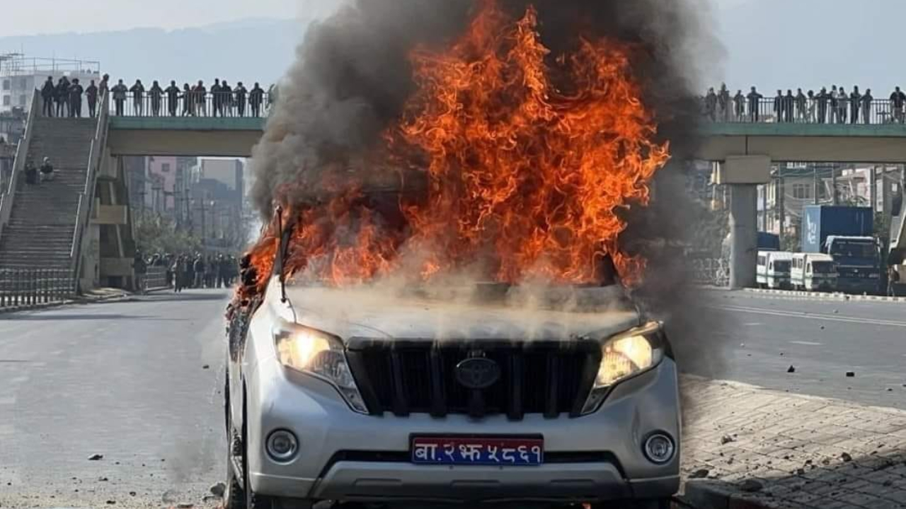 मन्त्री ज्वालाको गाडी जलाउने पाँच जना पक्राउ