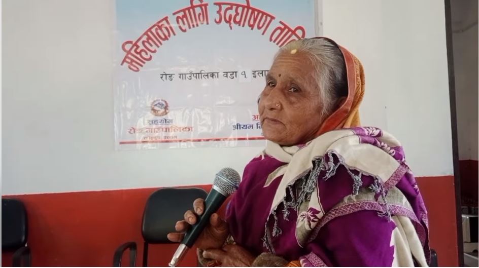 ‘बोल्ने कला’ सिकाउँदै रोङ गाउँपालिका