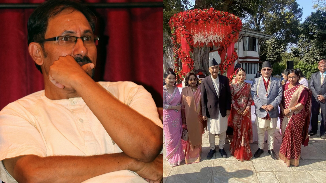 नातिनीको विहे भड्किलो गरेको भन्दै प्रचण्डमाथि लेखनाथको कटाक्ष