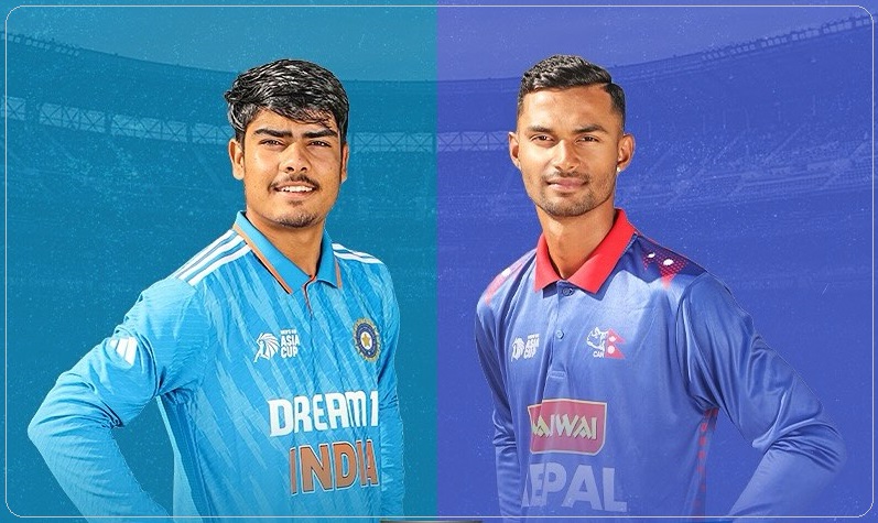 नेपालको लज्जास्पद ब्याटिङ, भारतलाई नेपालको ५३ रनको लक्ष्य