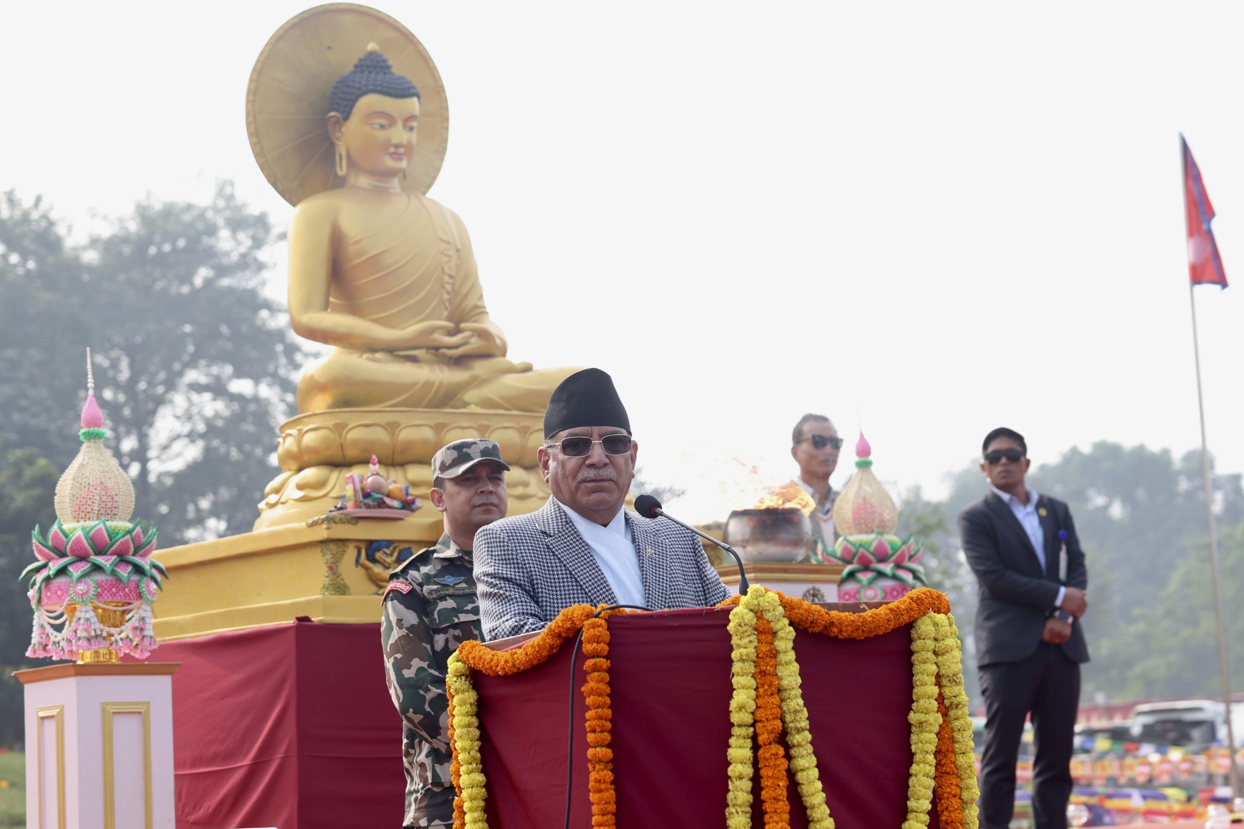 प्रधानमन्त्री द्वारा रामग्राम स्तुप क्षेत्र विकासको गुरुयोजना कार्यान्वयनका लागि प्रतिबद्धता