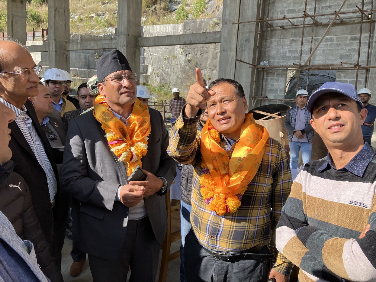 ‘राहुघाट जलविद्युत् आयोजना’ निर्माण सामग्रीको अभावले प्रभावित