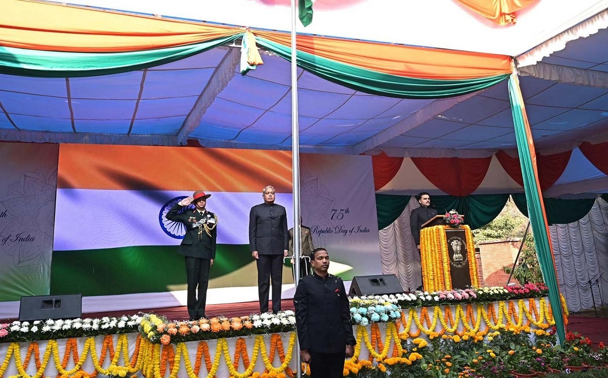 भारतीय दूतावासले मनायो आफ्नो ७५औँ गणतन्त्र दिवस