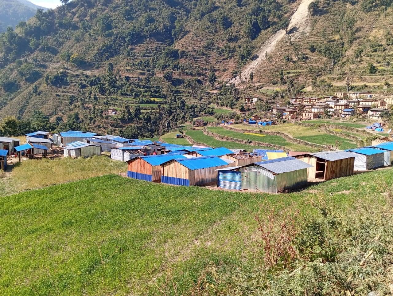 रुकुमपश्चिममा १८ हजार अस्थायी आवास निर्माण