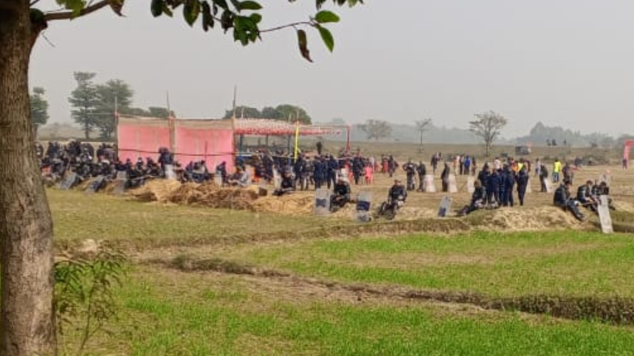 सप्तरीमा जनमतका कार्यकर्ता र प्रहरीबीच झडप