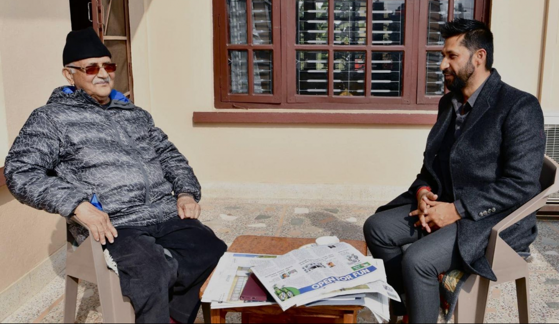 बालकोटमा रवि लामिछाने, ओलीसंग गोप्य भेट