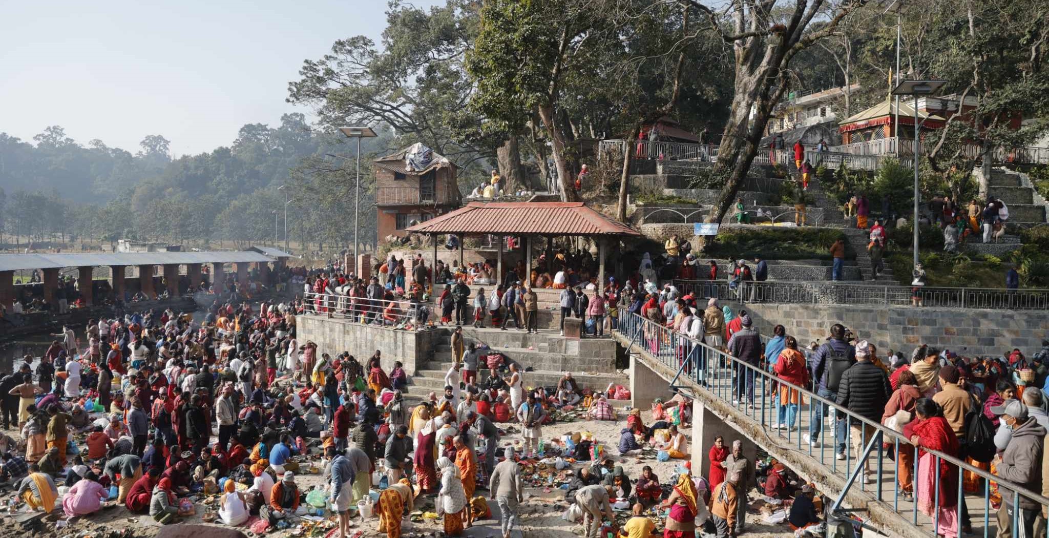उत्तरगयामा श्राद्ध गर्नेको घुइँचो (तस्बिरहरू)