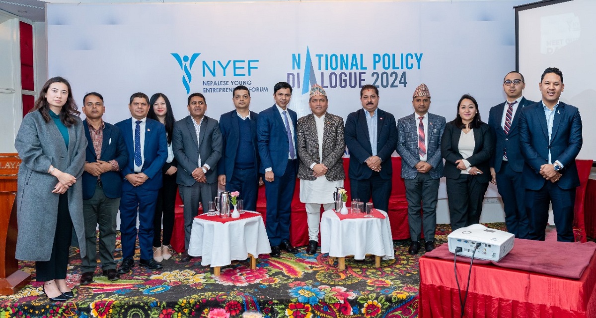 नेपाली युवा उद्यमी मञ्चको ‘राष्ट्रिय नीति संवाद २०२४’ कार्यक्रम सम्पन्न