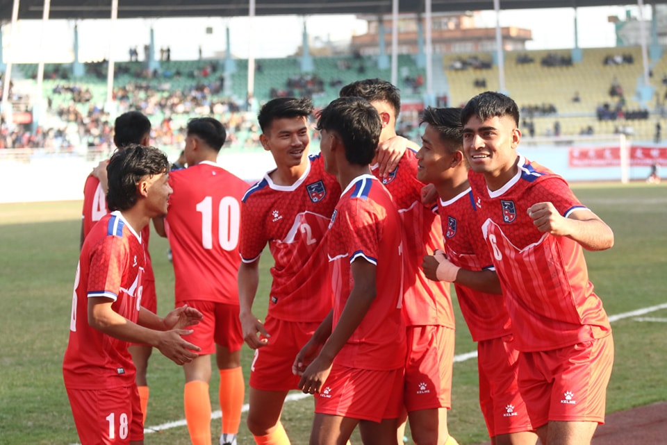 चीनको पोष्टमा नेपालको ५ गोल, चीन ५–१ ले स्तब्ध