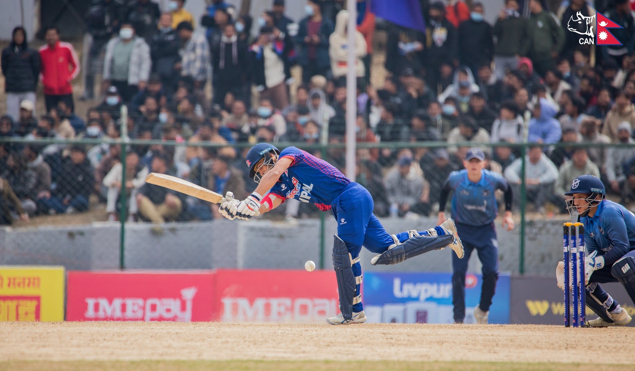 नेपाल ३७ ओभरमै अलआउट, नामिबियालाई १६९ रनको लक्ष्य