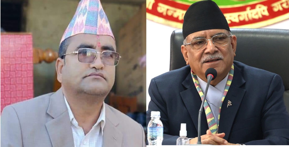 राजनीति समाप्त पार्ने डिजाइन गरेको भन्दै खगराज भट्टले पठाए प्रचण्डलाई पत्र