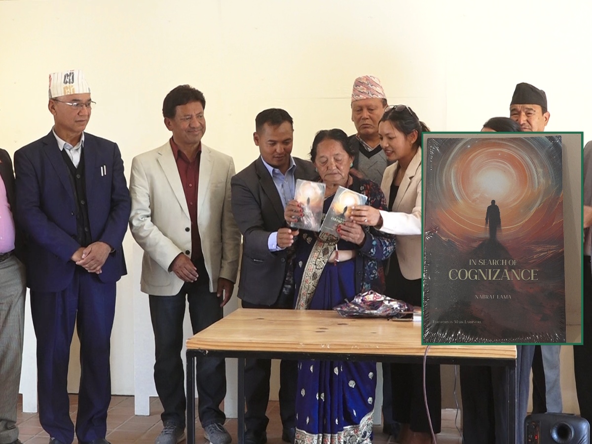 नवराजको आफ्नै जीवनमा आधारित पुस्तक ‘इन सर्च अफ कोग्निजेन्स’ सार्वजनिक