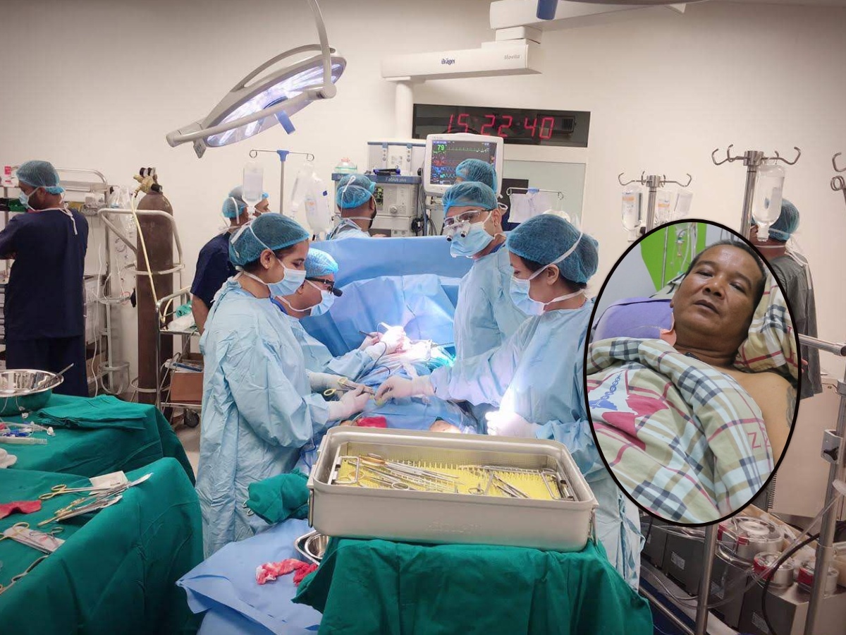 नोवेलमा ओपन हार्ट सर्जरीबाट झिकियो मुटु ढाकेको बाक्लो झिल्ली