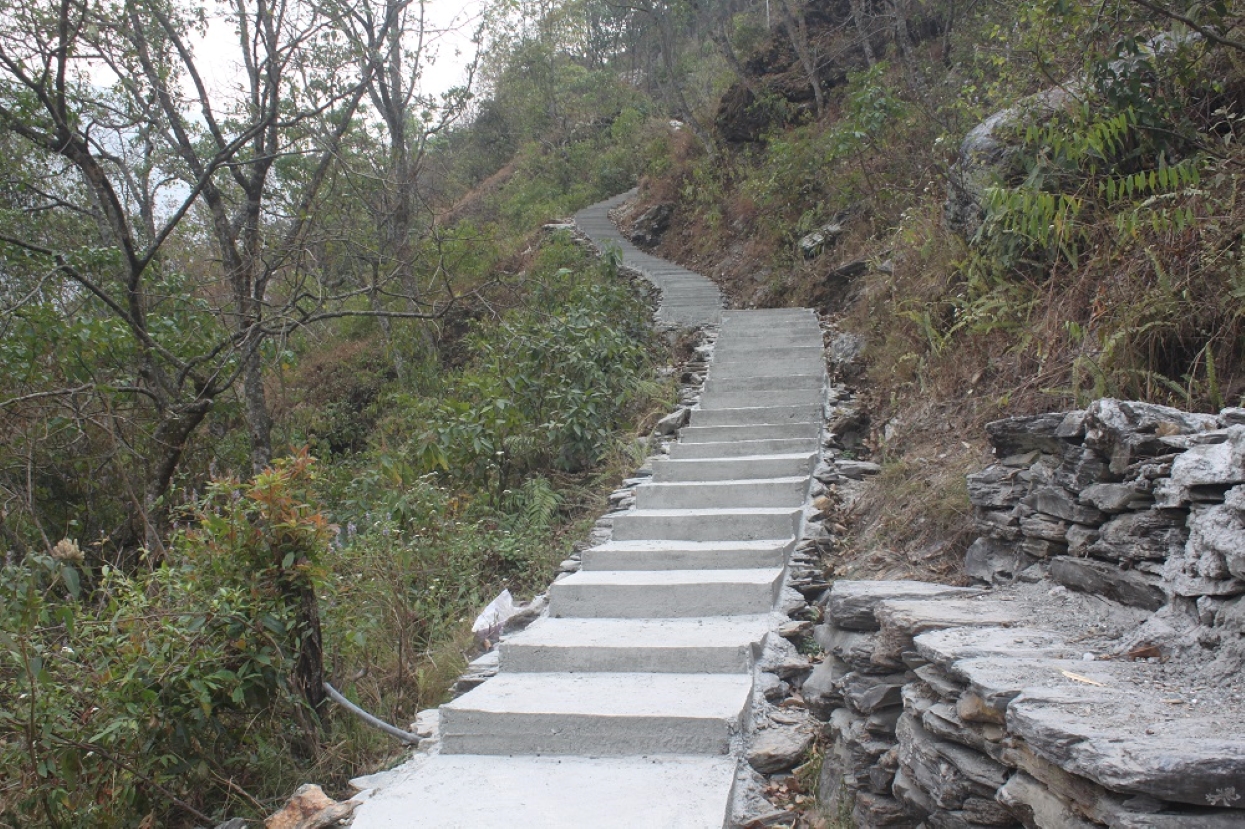 कास्कीको मादी, रुपा, अन्नपूर्ण र माछापुच्छ्रेमा थप पदमार्ग निर्माण